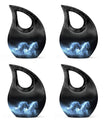 White Horse Cremation Urn - Adult Urns For Human Ashes Women