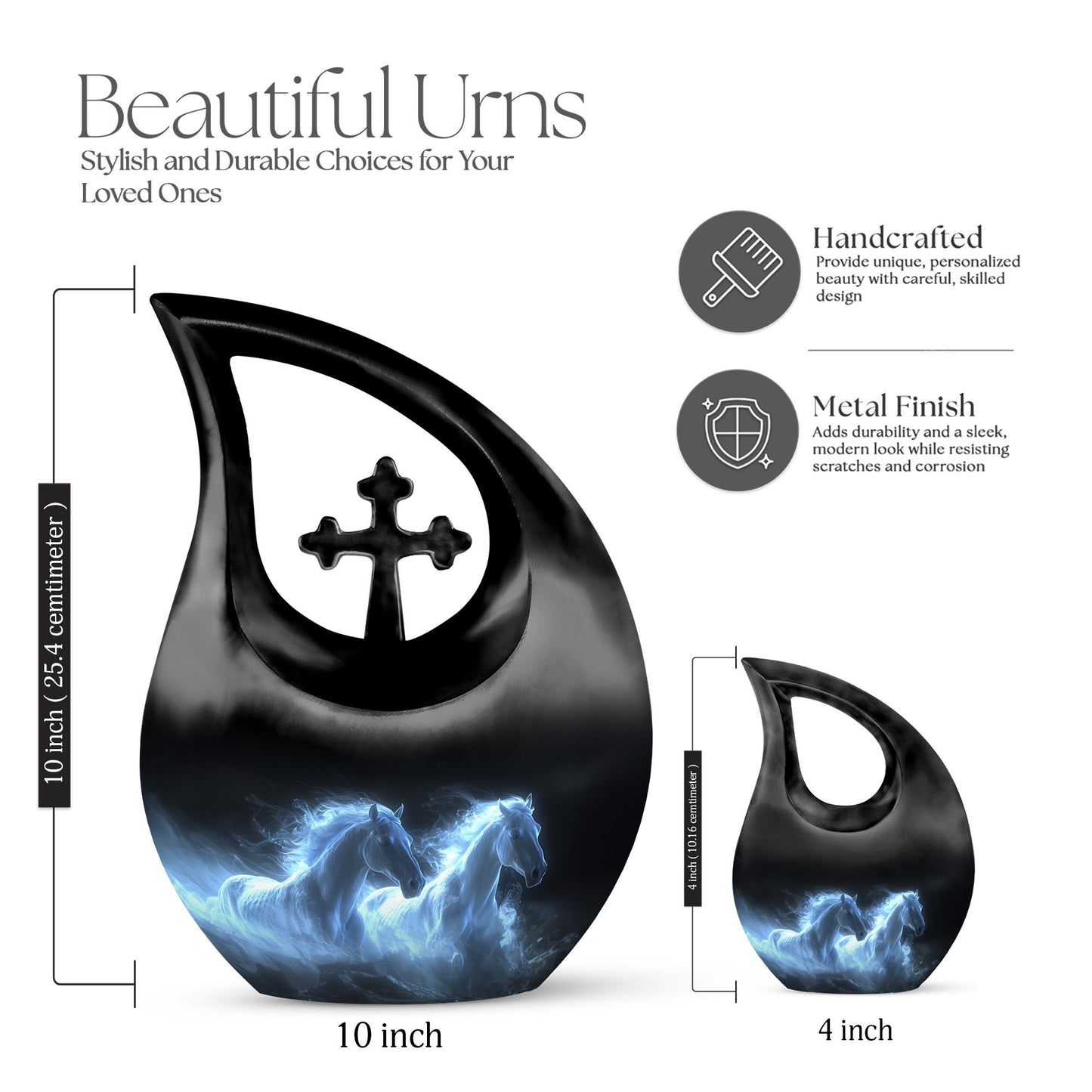 10-inch Spectral Steeds Whispers Urn