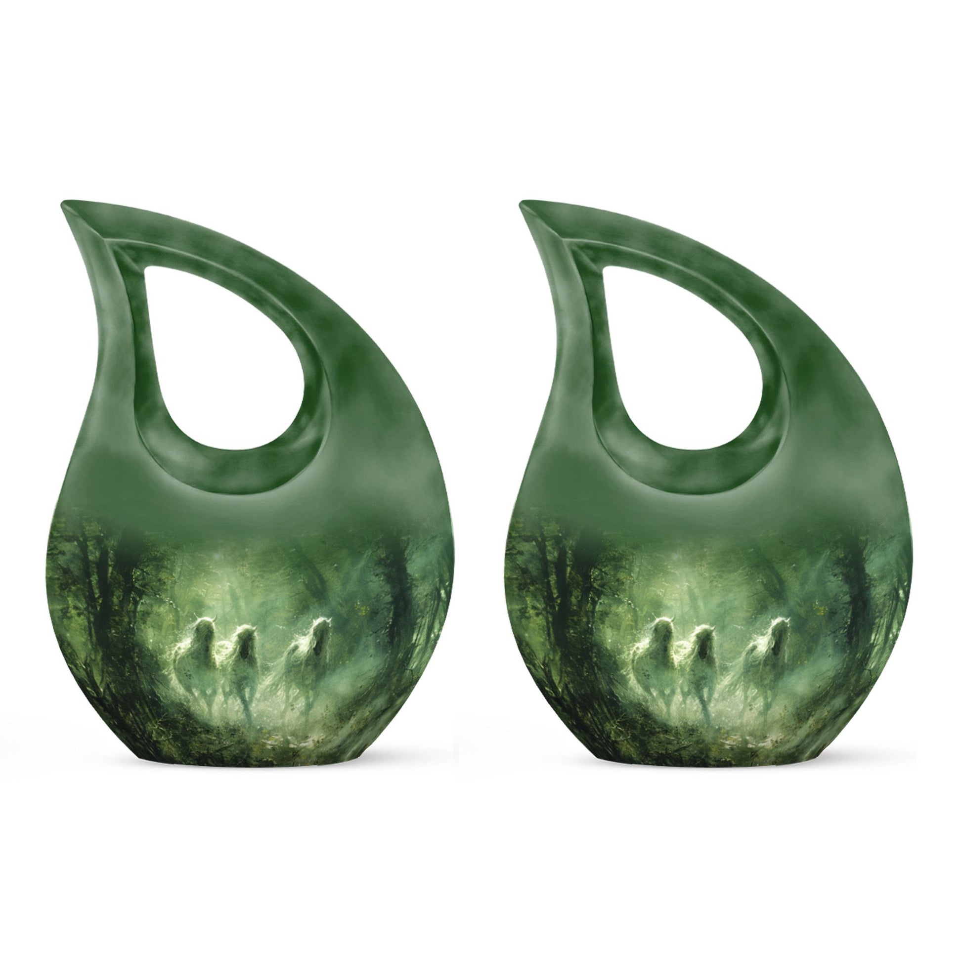 10 Inch Ethereal Forest Guardians Urn 