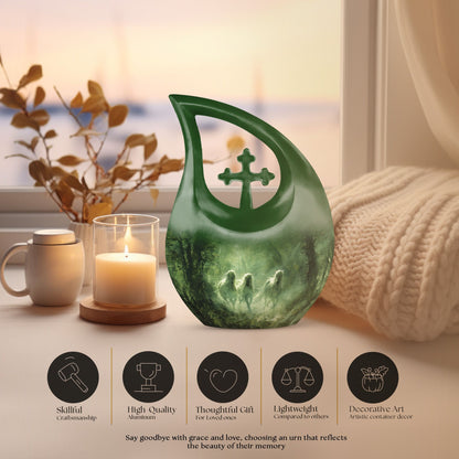 10 Inch Ethereal Forest Guardians Urn 