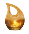 Cross Drop Golden Forest Serenity Urn,