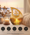 Cross Drop Golden Forest Serenity Urn,