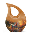 Autumn Magic Horse Cremation Urns For Human Ashes - Funeral Urns For Adult