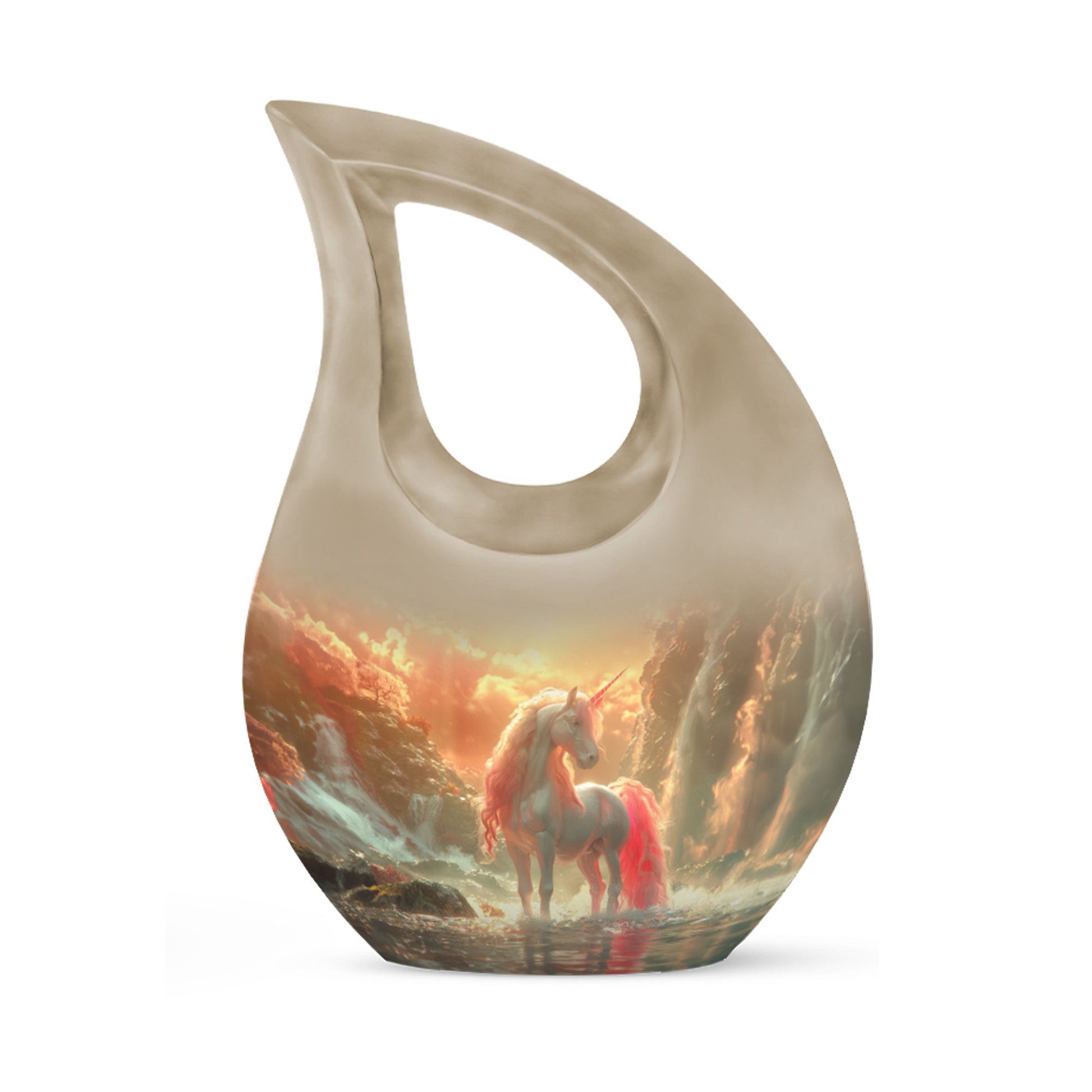 Mystical Dawn Unicorn Cremation Urns For Human Ashes - Large Urn For Mom