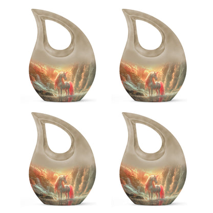 Personalized Mother Memorial Urn for Mom - 10-inch, 200 cu in - Yatskia