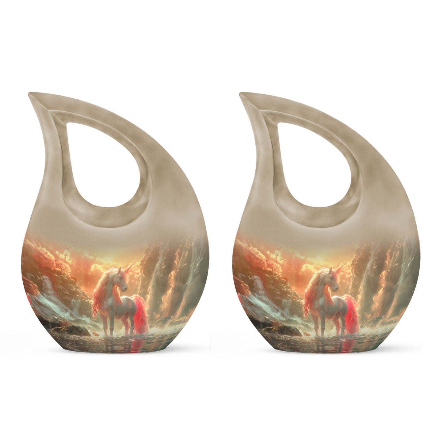 Personalized Mother Memorial Urn for Mom - 10-inch, 200 cu in - Yatskia