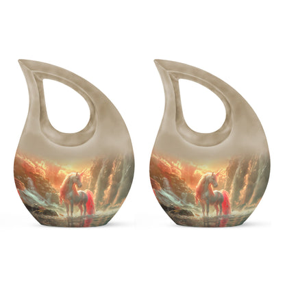 Personalized Mother Memorial Urn for Mom - 10-inch, 200 cu in - Yatskia