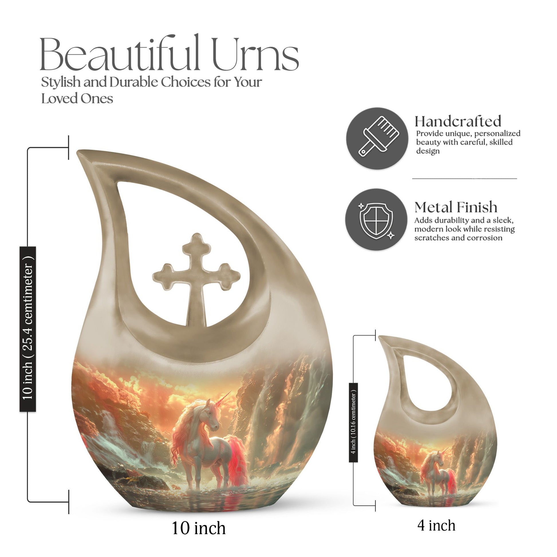 Mystical Dawn Unicorn Urn, 