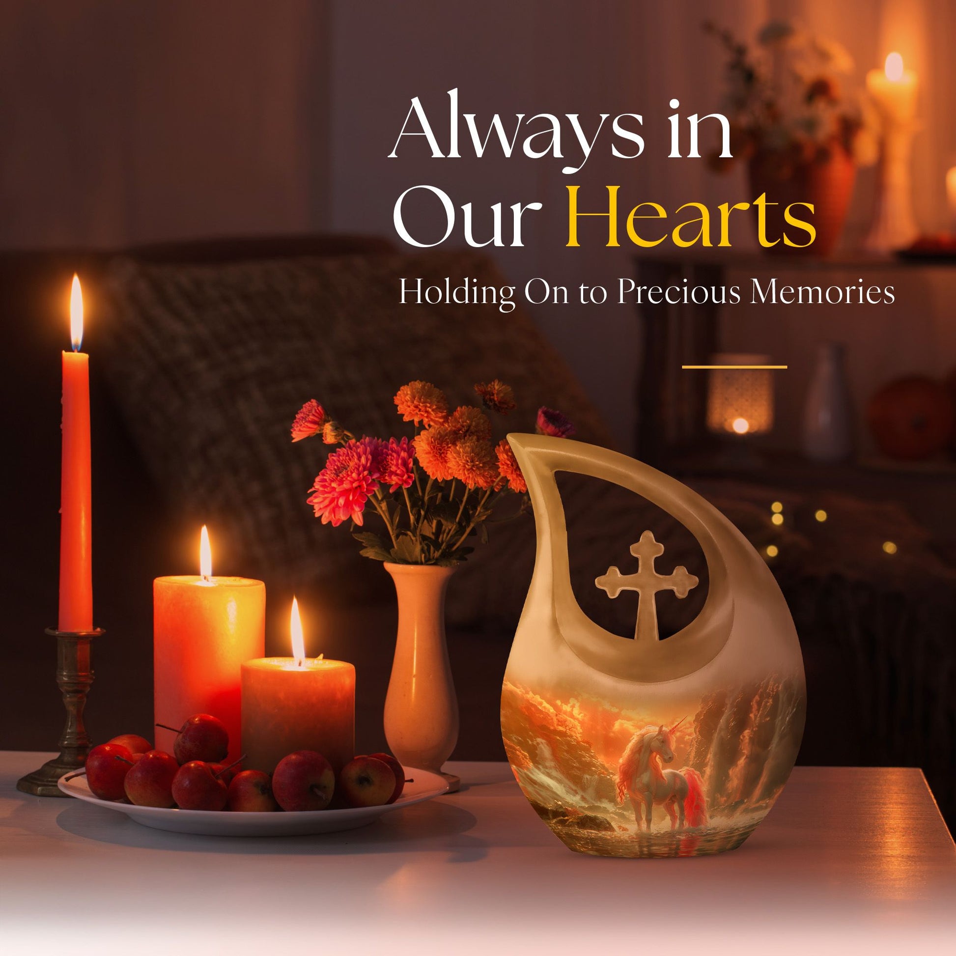 Mystical Dawn Unicorn Urn, 