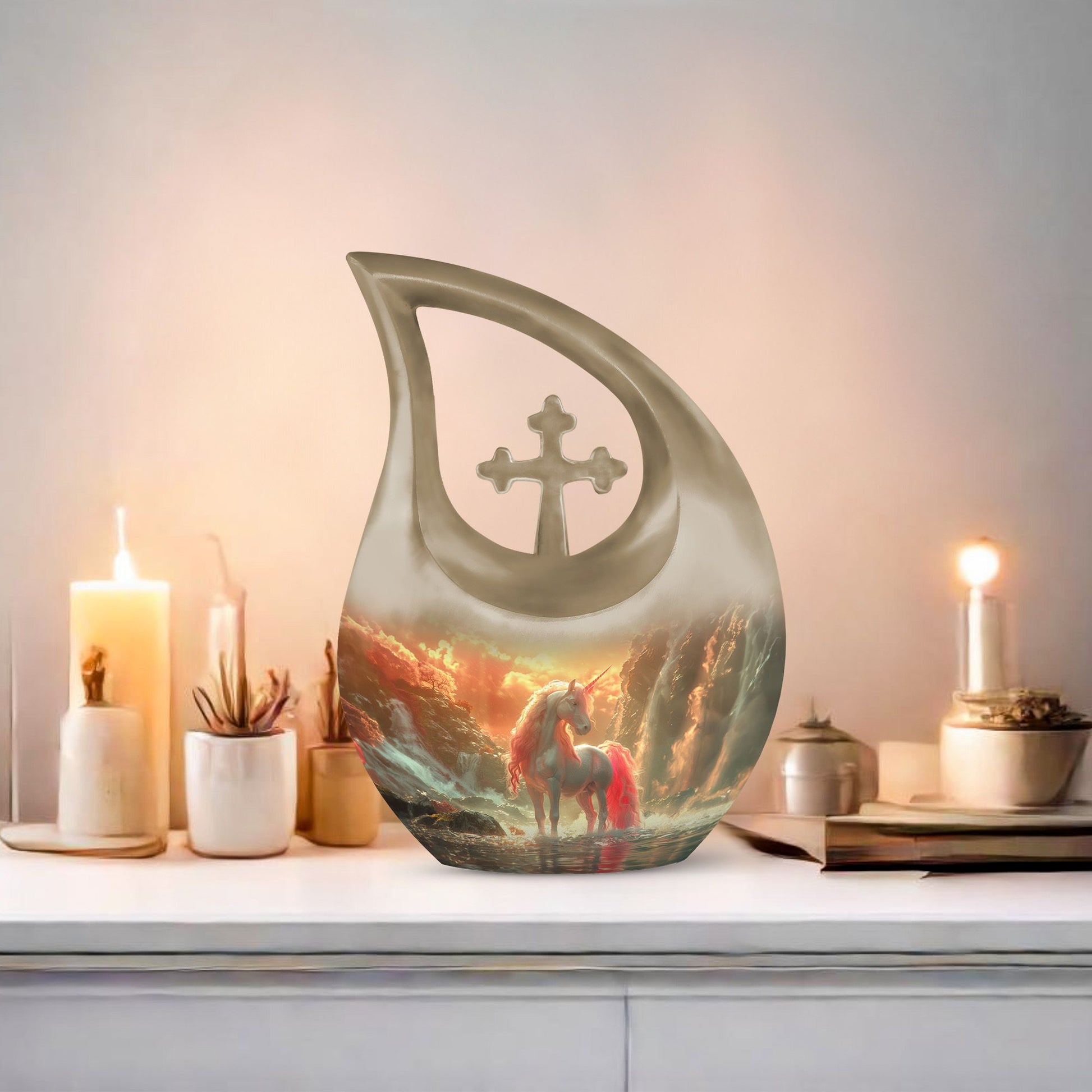 Mystical Dawn Unicorn Urn, 