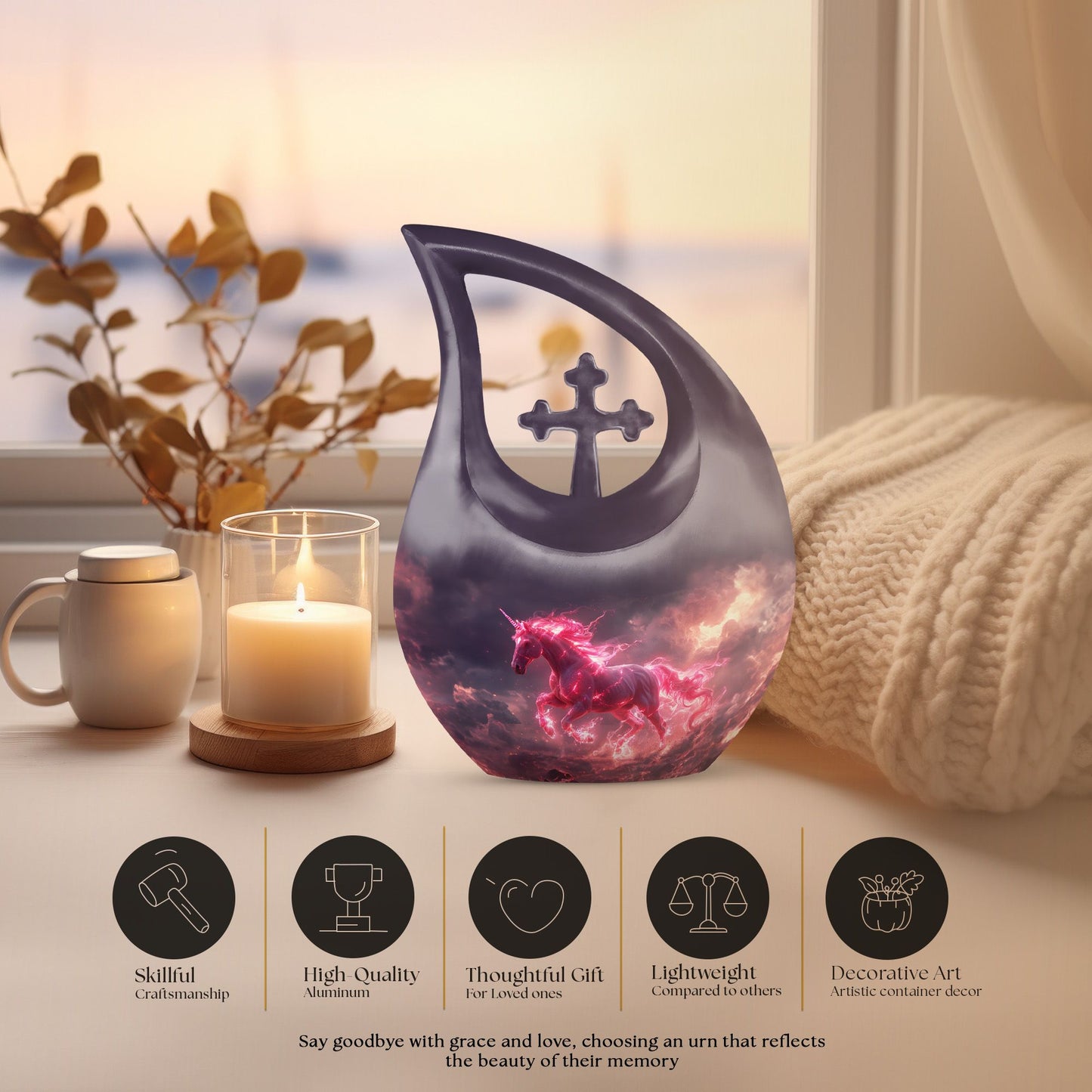 10-inch Neon Mythos Urn 