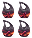 Twilight Vigor Cremation Urns For Human Ashes - Urn Keepsake Set