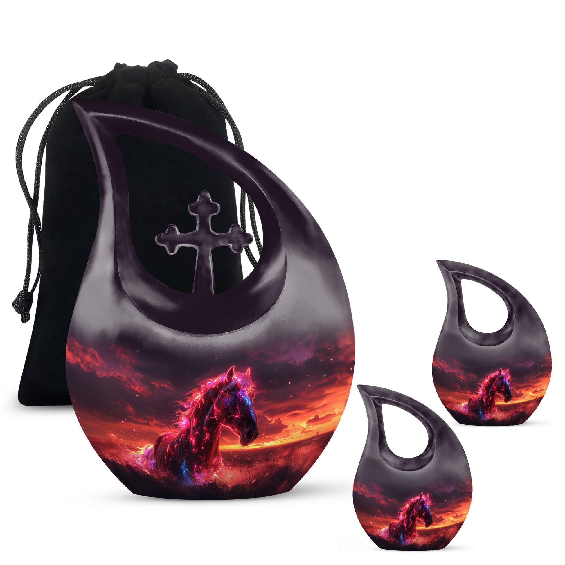 Twilight Vigor Cremation Urns For Human Ashes - Urn Keepsake Set