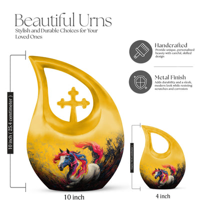 Colorful Cross Drop Essence Urn 