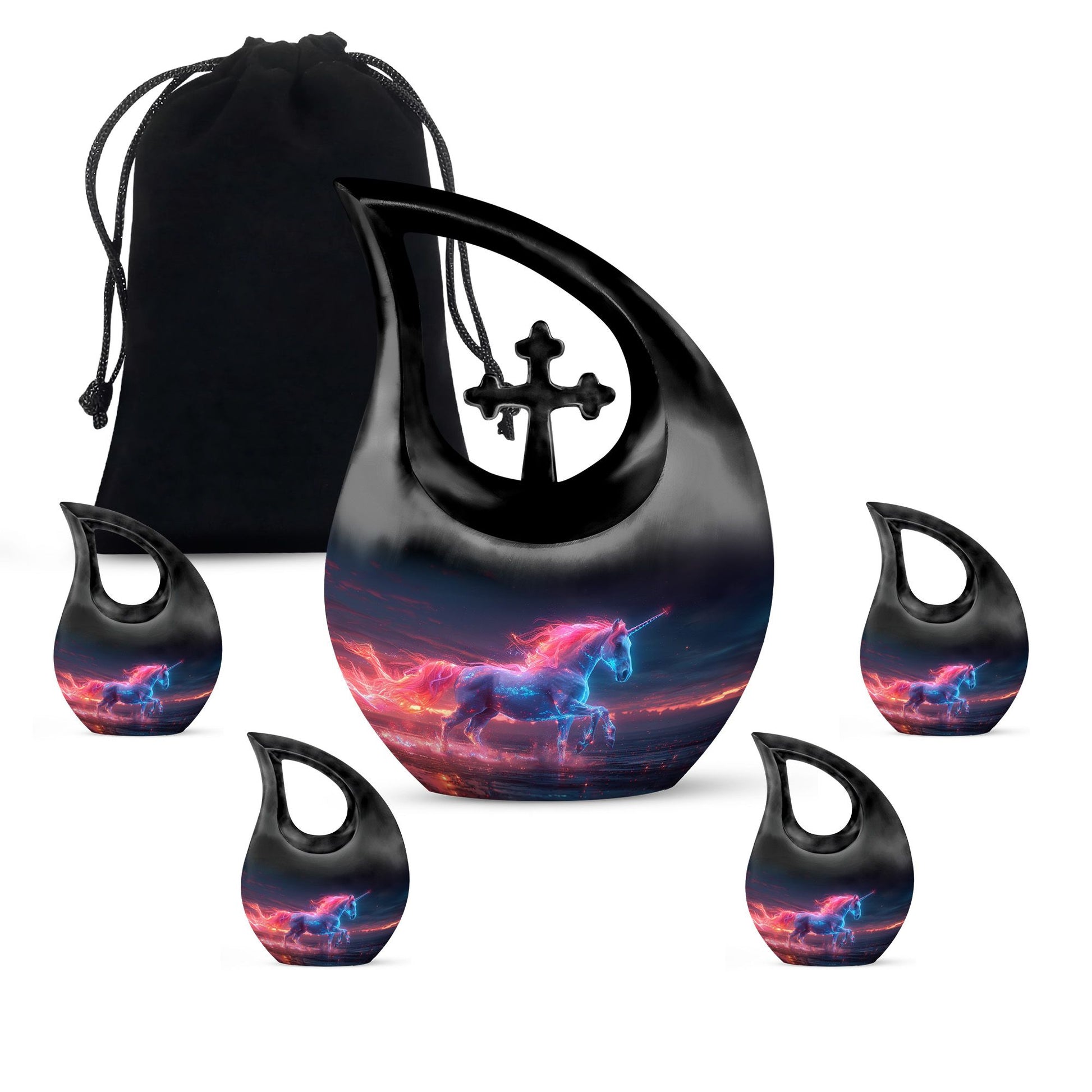 Neon Mirage Cremation Urn For Human Ashes - Urns For Women & Men