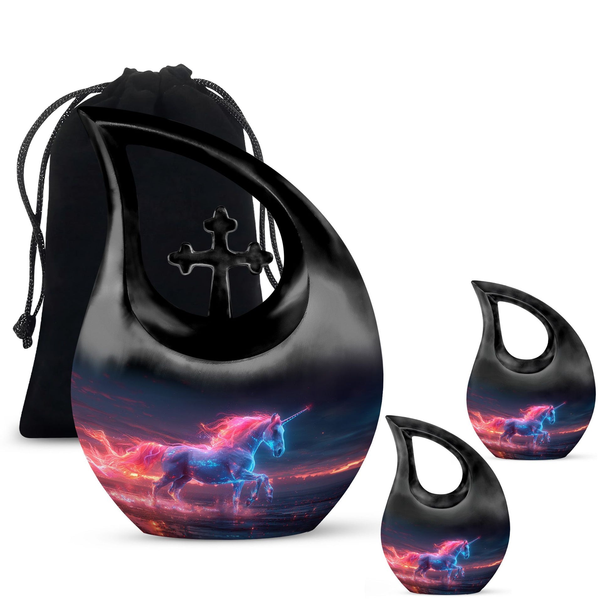 Neon Mirage Cremation Urn For Human Ashes - Urns For Women & Men