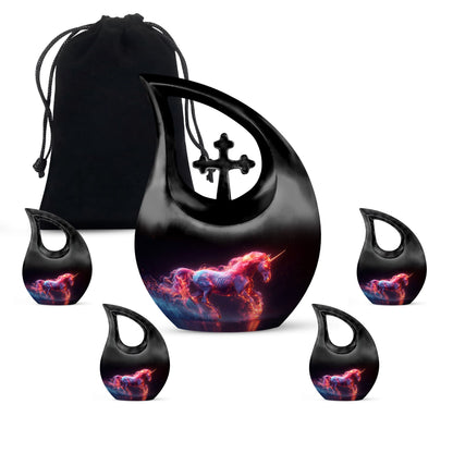 10-inch Cosmic Flame Urn 