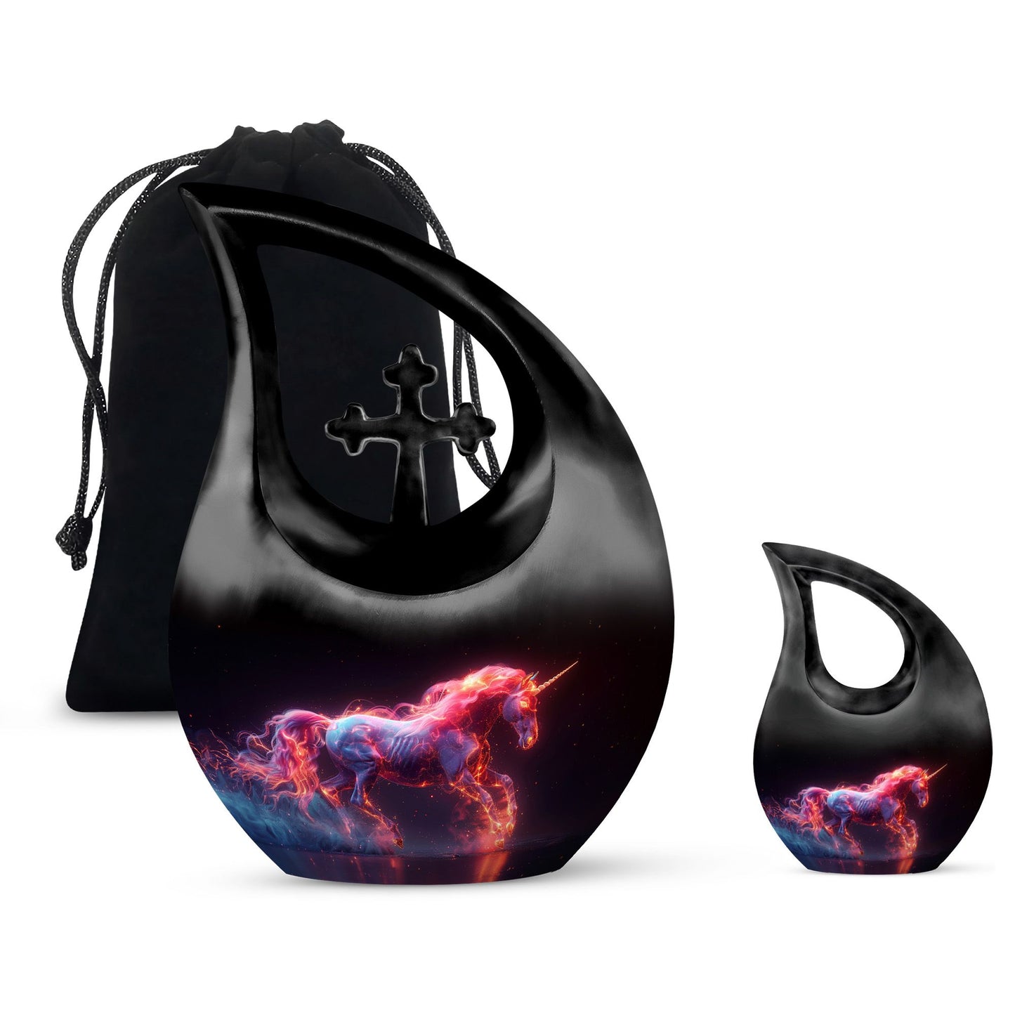 10-inch Cosmic Flame Urn 
