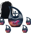 Sparkling Unicorn Cremation Urns Large & Small Combo For Women & Men