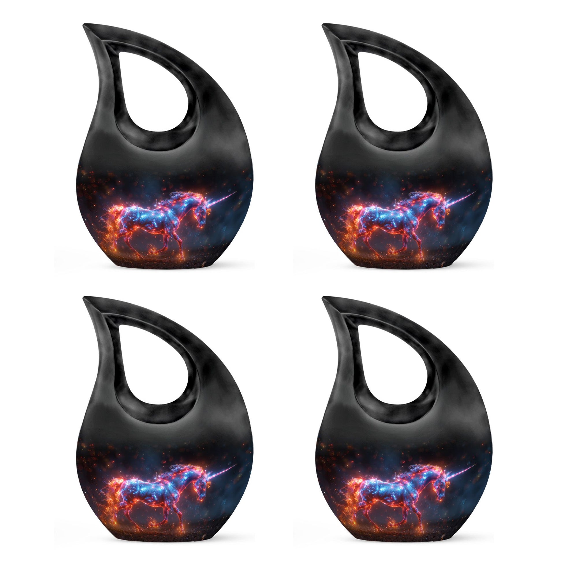 Supernova Steed Unicorn Cremation Urns For Human Ashes - Funeral Urn