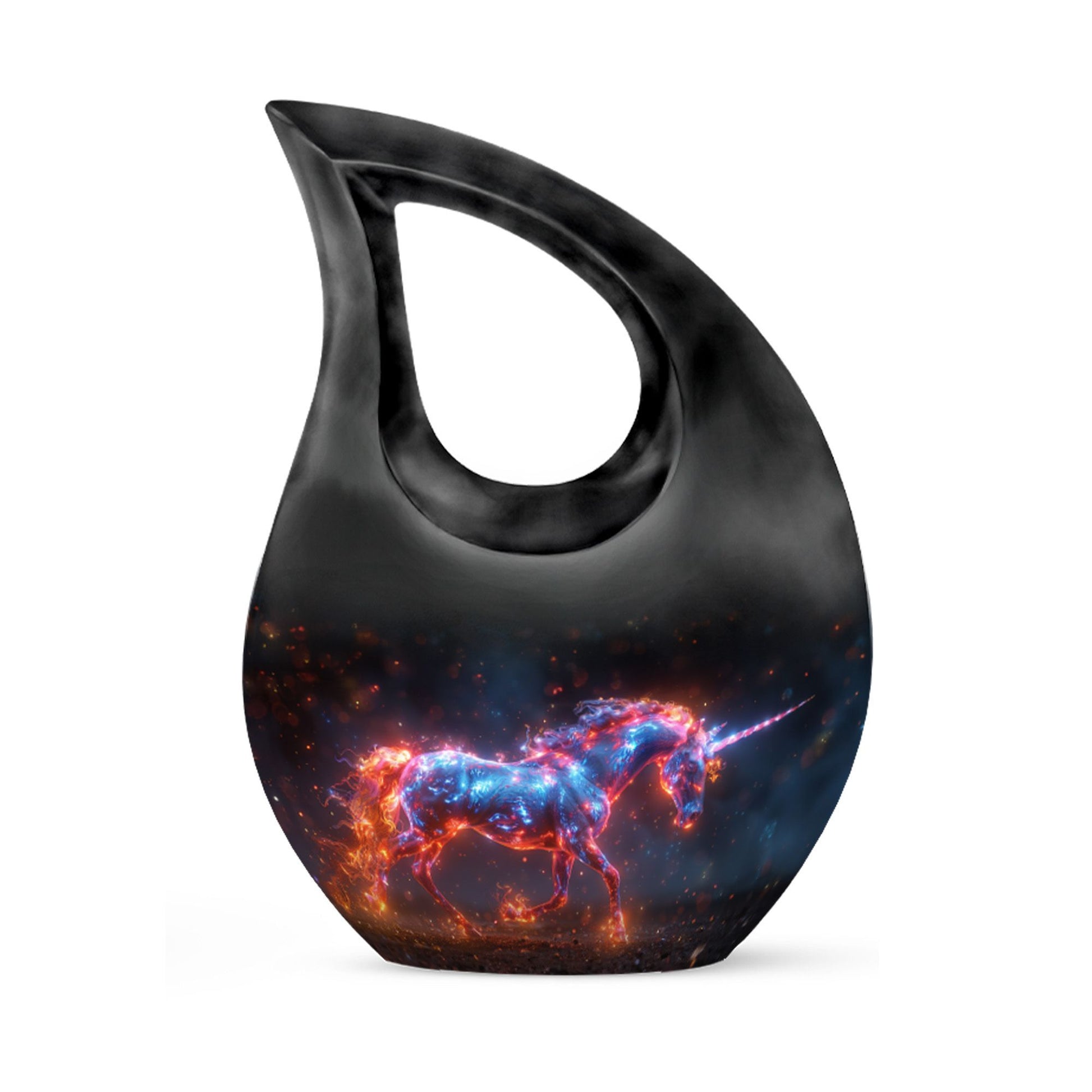 Supernova Steed Urn, a 10-inch memorial urn 