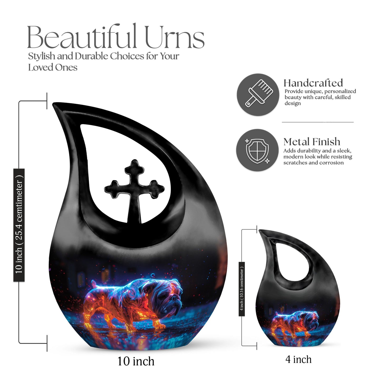 10-inch Lava Paws Urn 