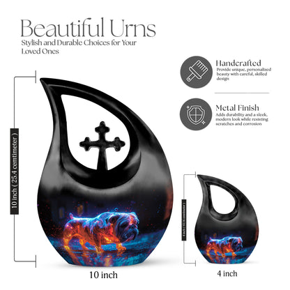 10-inch Lava Paws Urn 