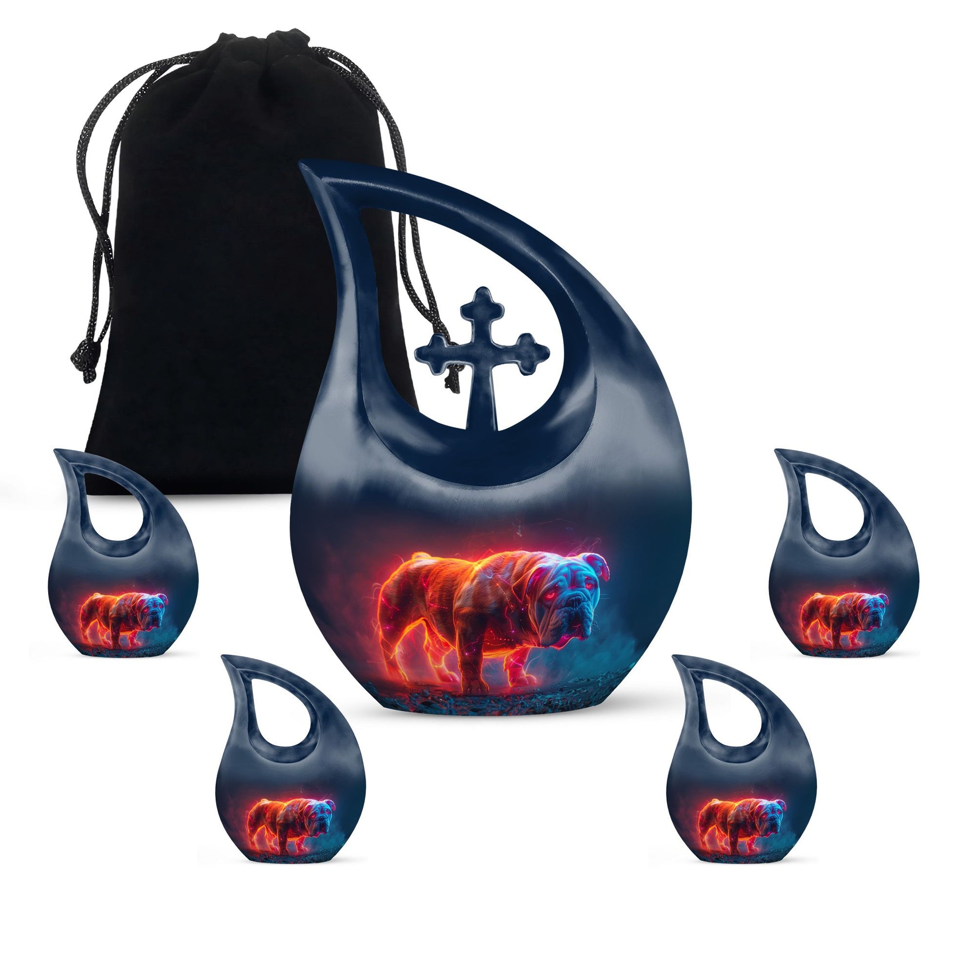 Bulldog Cremation Urns For Human Ashes - Cremation Urn For Men