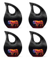 Inferno Bully Dog Cremation Urns For Human Ashes - Urn Set For Ashes