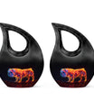 Inferno Bully Dog Cremation Urns For Human Ashes - Urn Set For Ashes