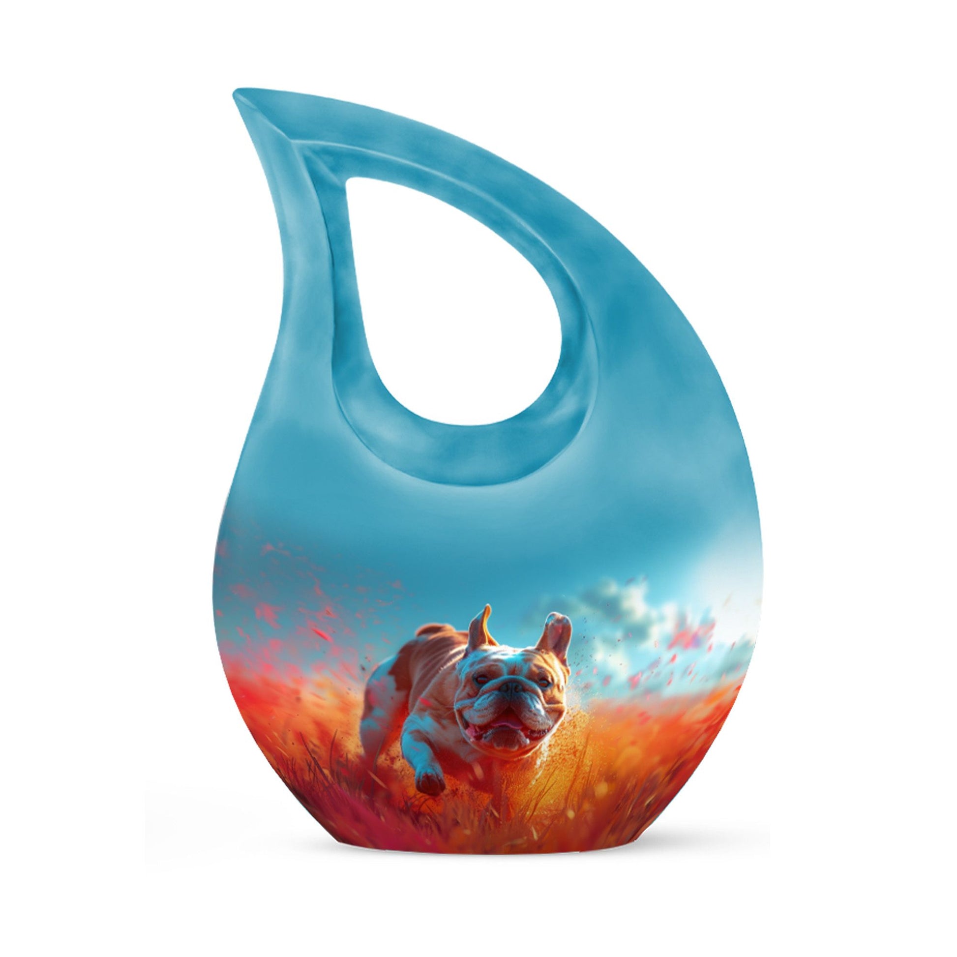 Bulldog Burial Urn - Large Pet Urns For Ashes