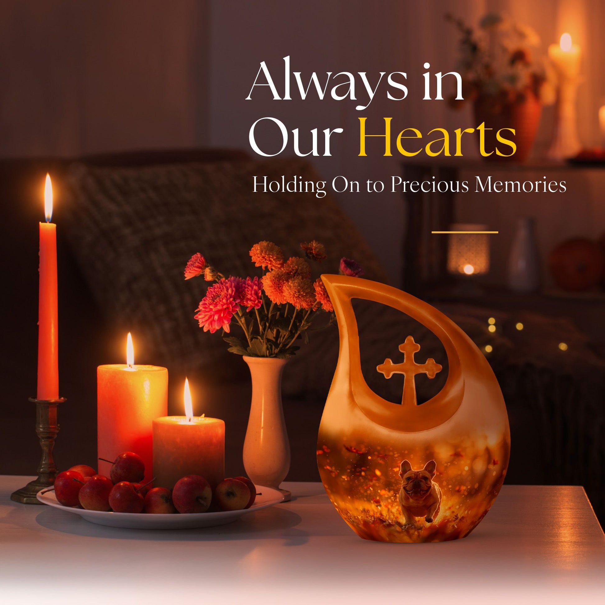 10-inch Golden Glee Urn 