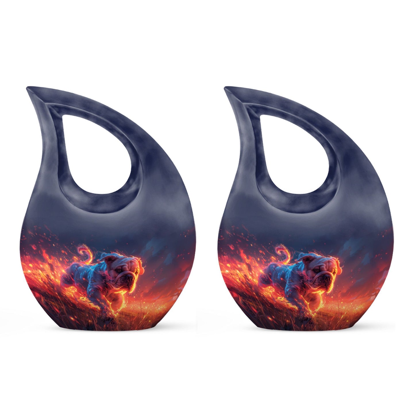 Ember Chase Urn, 10 Inch Modern Urn 