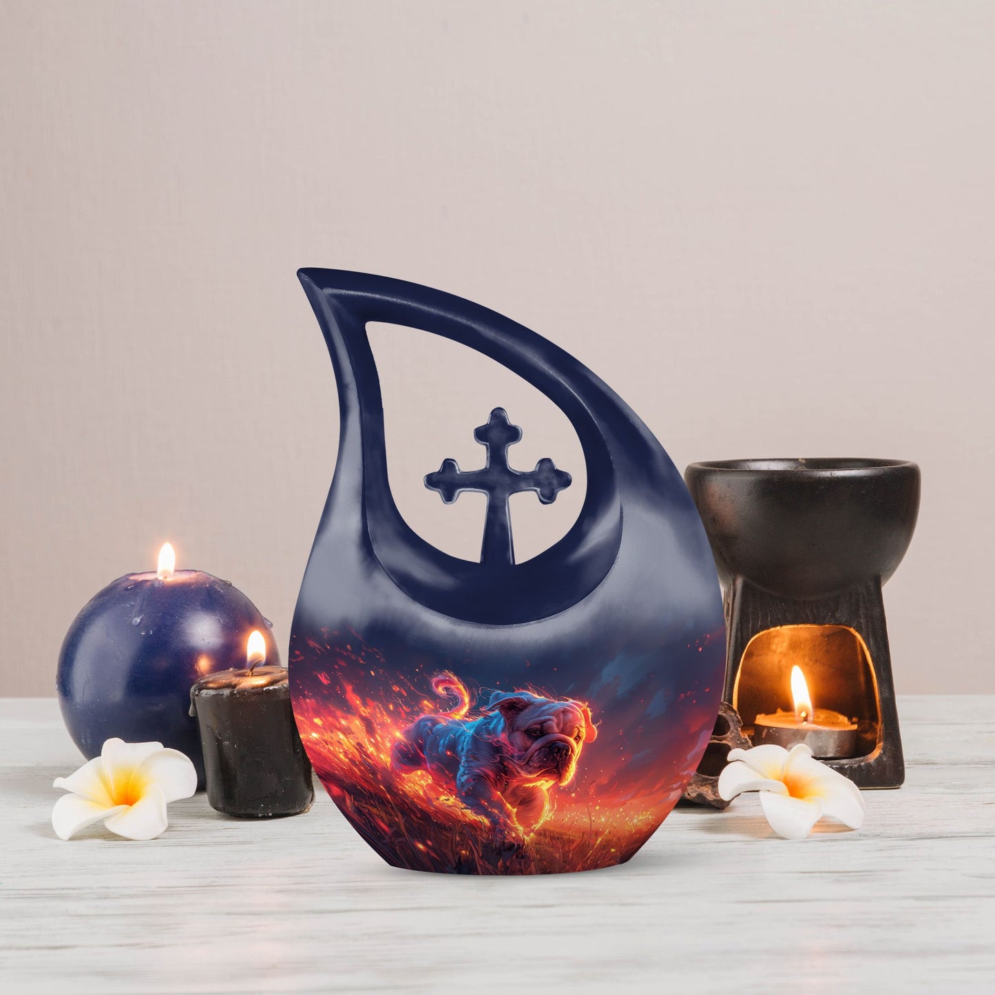 Ember Chase Urn, 10 Inch Modern Urn 