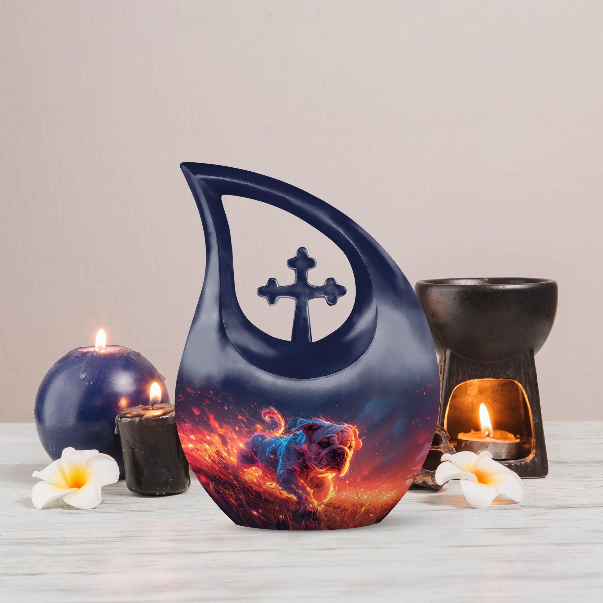 Ember Chase Urn, 10 Inch Modern Urn 