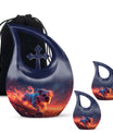 Fiery Bulldog Memorial Ashes Urn - Large Cremation Urn For Pets