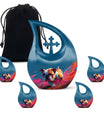 Vibrant Memorial Ashes Urn - Bulldog Funeral Cremation Urn For Pets