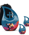 Vibrant Memorial Ashes Urn - Bulldog Funeral Cremation Urn For Pets