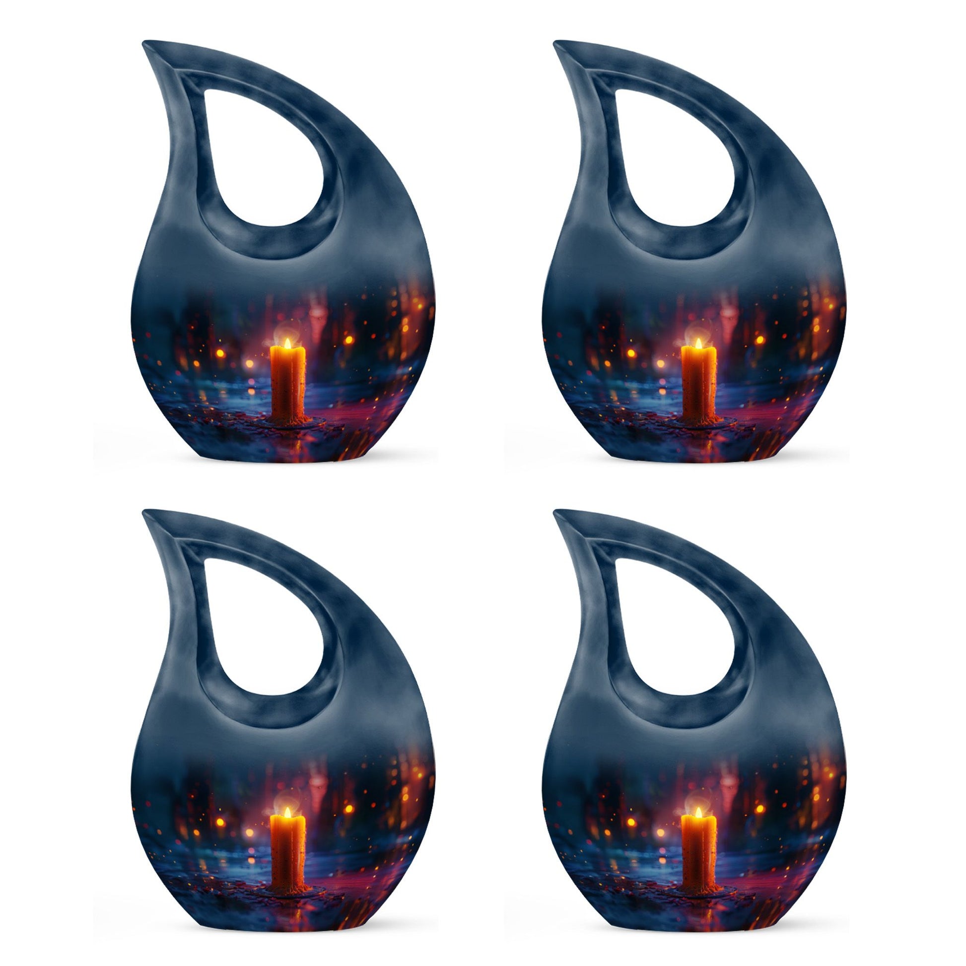 10 inch Glowing Solitude cremation urn