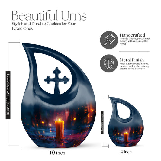 10 inch Glowing Solitude cremation urn