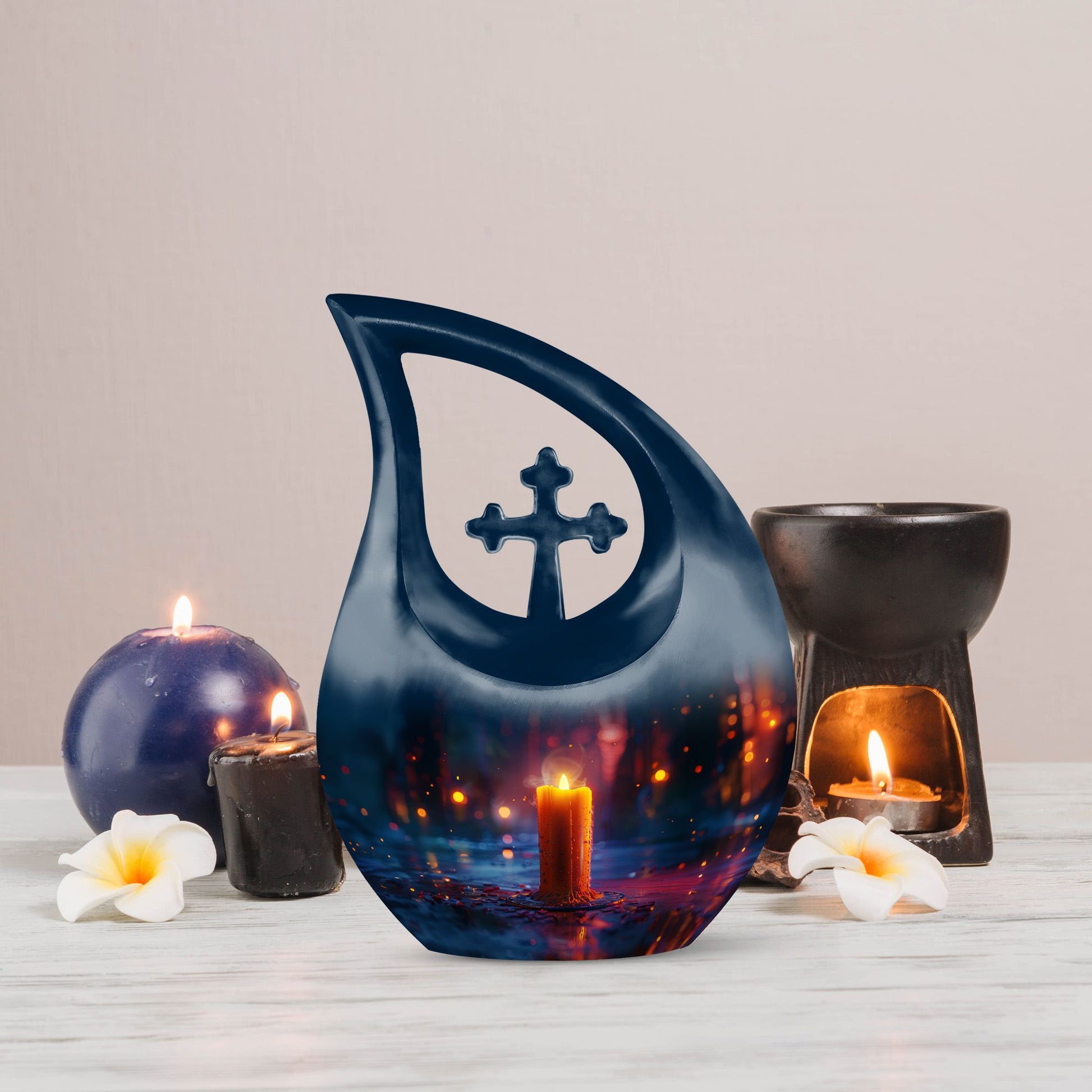 10 inch Glowing Solitude cremation urn