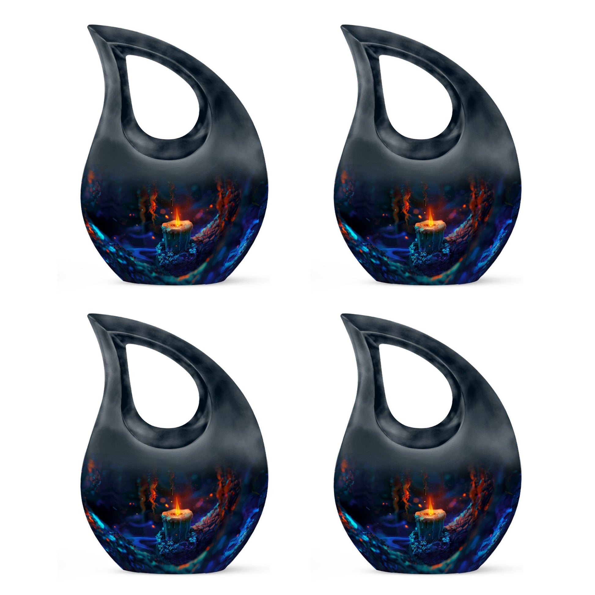 Mystic Flame Candle Urn For Women - Candle Large Urn For Human Ashes