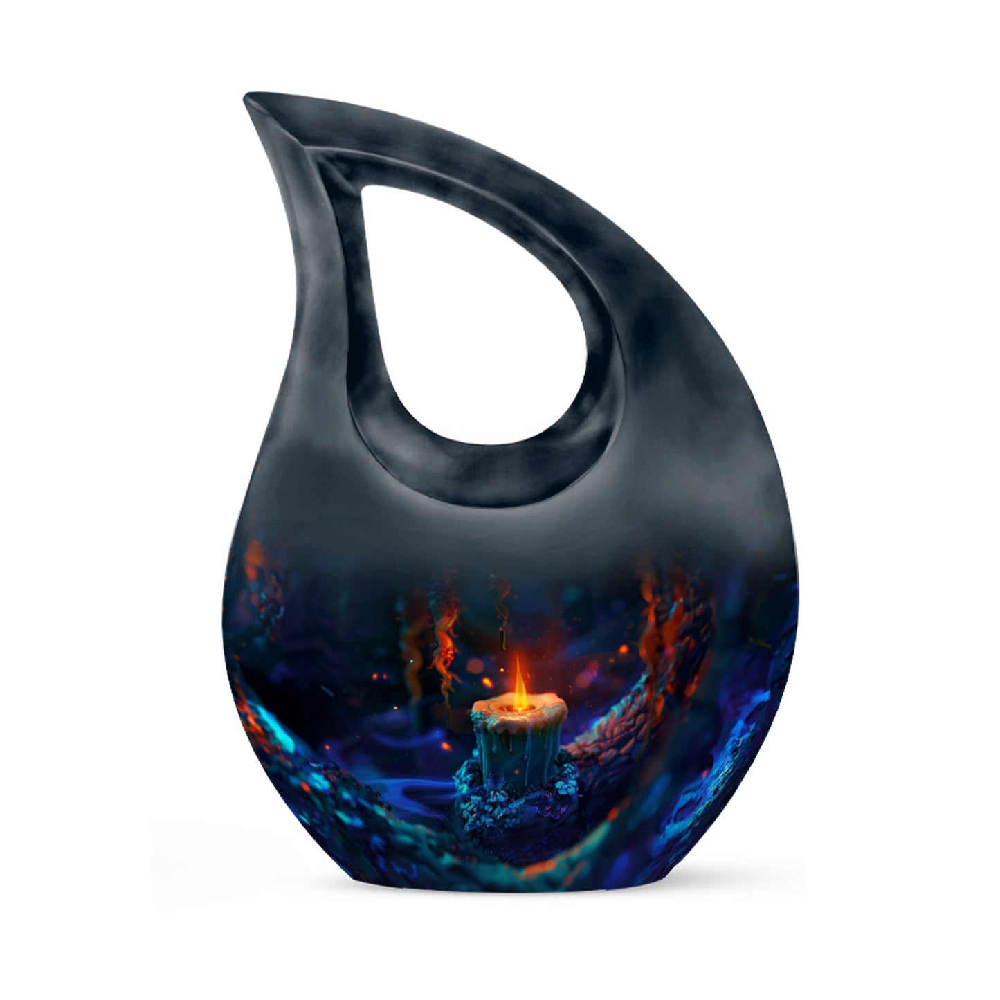 10 Inch Mystic Flame Urn 