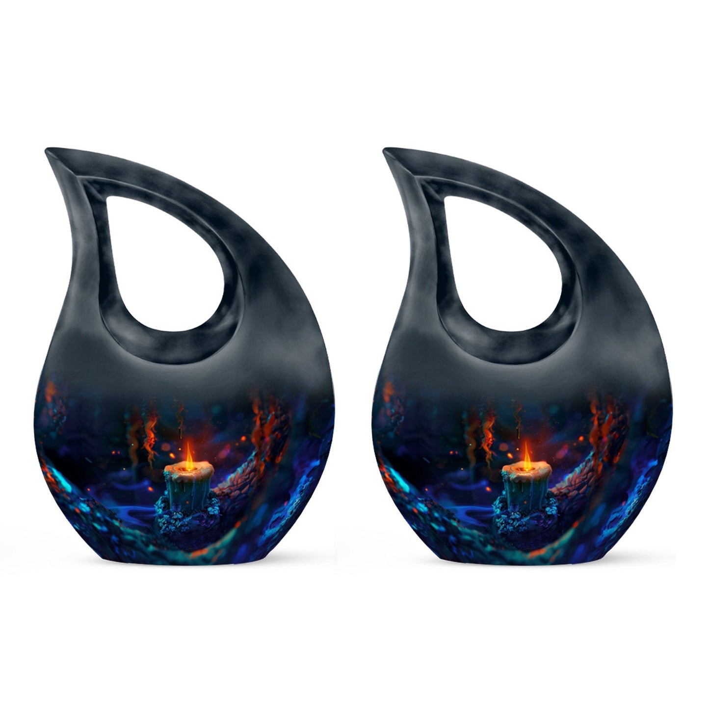 10 Inch Mystic Flame Urn 