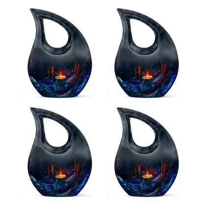 10 Inch Mystic Flame Urn 