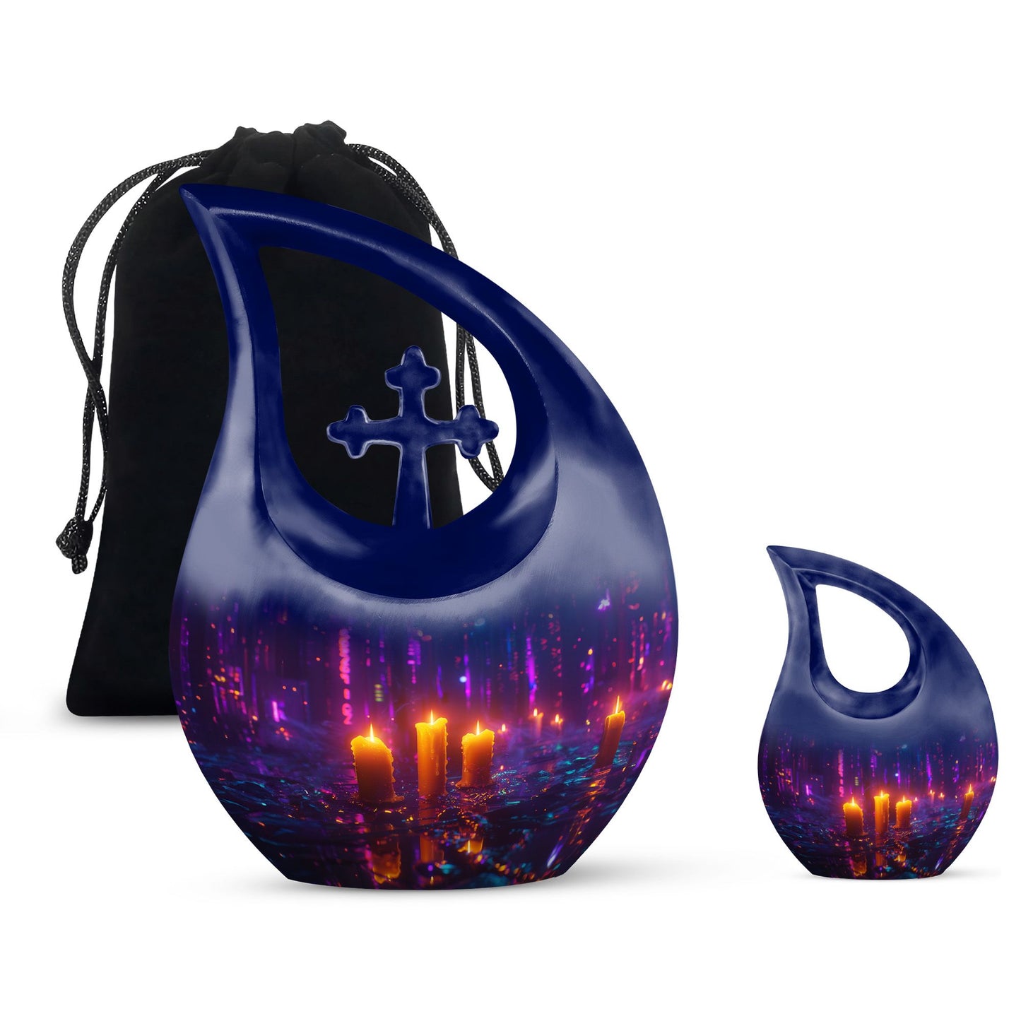 10-inch Luminescent Calm Urn,