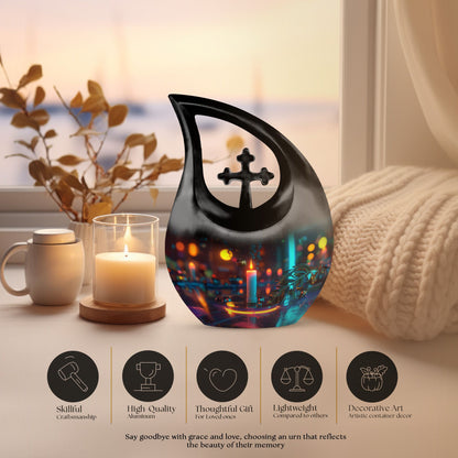 10-inch Glowing Serenity Urn, 