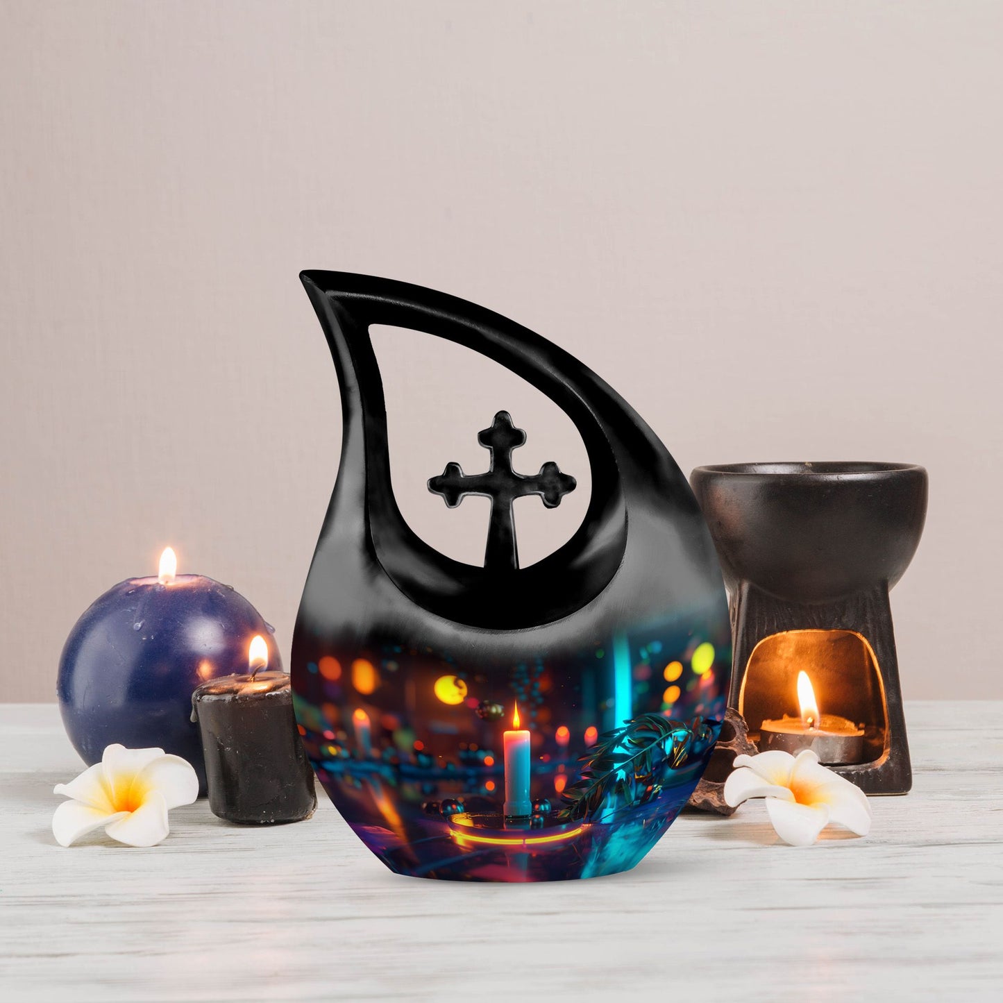 10-inch Glowing Serenity Urn, 