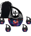 10 inch Neon Melting Cross Drop Large Urn