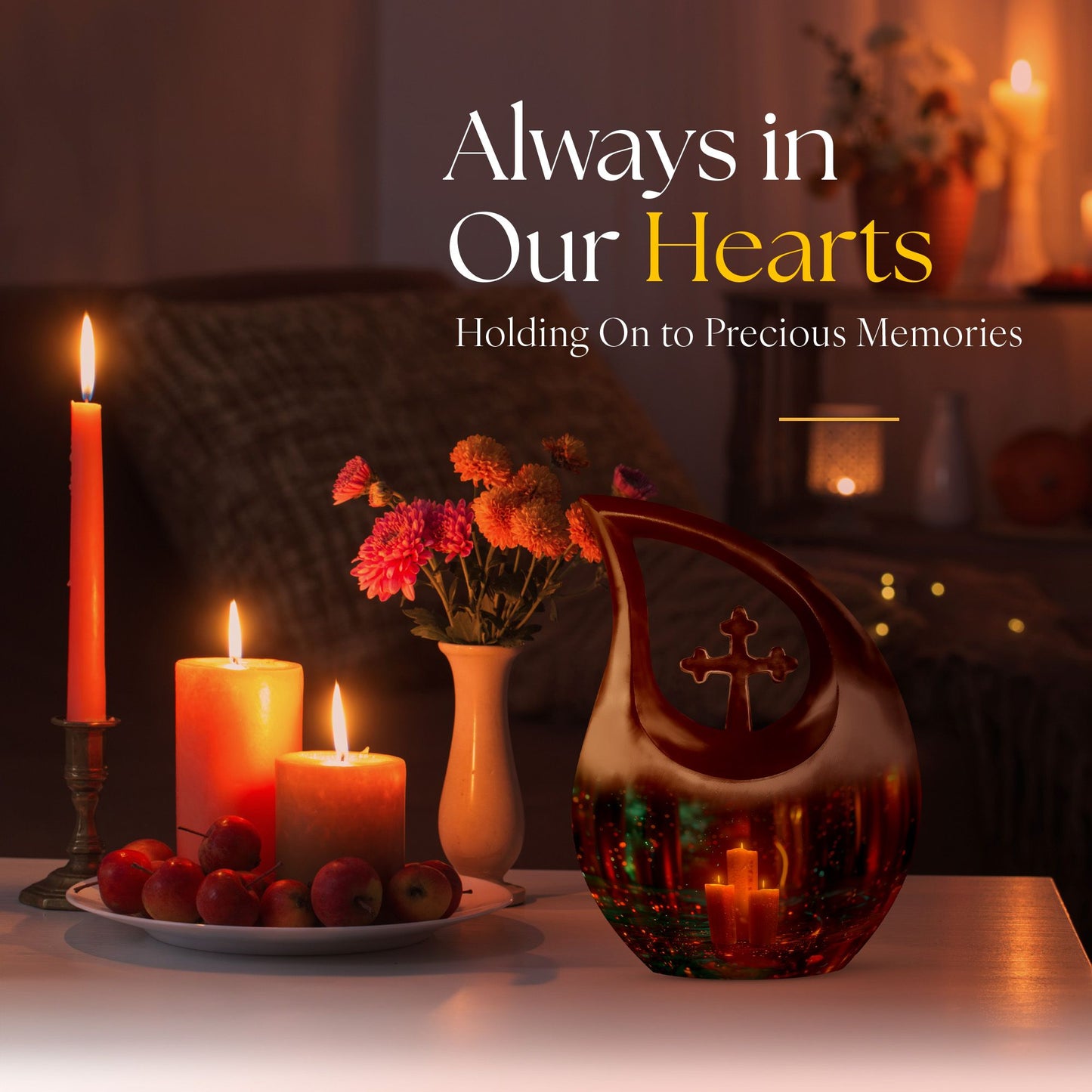 10-inch Candlelight Reflections Urn